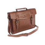 Golborne Leather Satchel // Vintage Chestnut