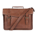 Golborne Leather Satchel // Vintage Chestnut