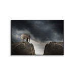 Rock Elephant (16"L x 11"H, Canvas)