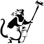 Banksy Rat Painter