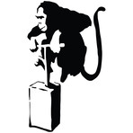 Banksy Exploding Monkey