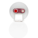 SunBell Solar Lamp and Phone Charger // Red