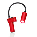 SunBell Solar Lamp and Phone Charger // Red