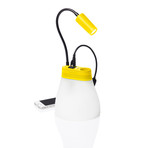 SunBell Solar Lamp and Phone Charger // Yellow