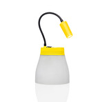 SunBell Solar Lamp and Phone Charger // Yellow