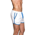 Base Swim Short // White (XS)