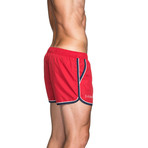 Base Swim Short // Red (XS)