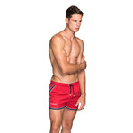 Base Swim Short // Red (XS)