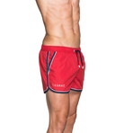 Base Swim Short // Red (XS)