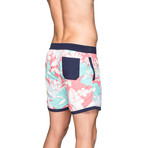 Surf Swim Short // Red Navy (XS)