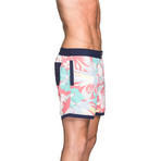 Surf Swim Short // Red Navy (XS)