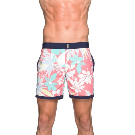 Surf Swim Short // Red Navy (XS)