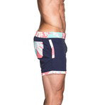 Harbour Swim Short // Red Navy (XS)