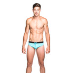 Double Dash Swim Brief // Blue Radiance (XS)