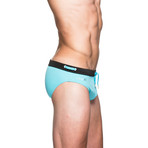 Double Dash Swim Brief // Blue Radiance (XS)