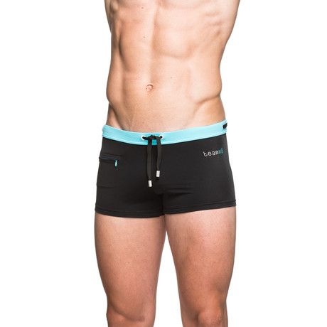 Double Dash Swim Trunk // Black (XS)