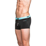 Double Dash Swim Trunk // Black (XS)