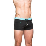 Double Dash Swim Trunk // Black (XS)