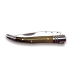 TB Groupe // Laguiole Folding Knife // Horn Handle (Black)