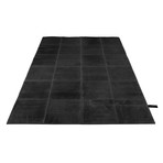 Leather Rug // Black (5' 2" x 7' 8")