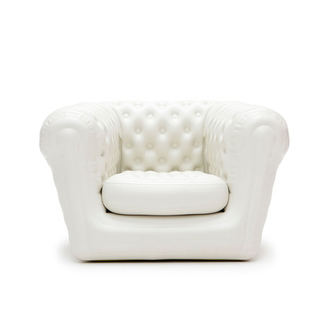 Chester Lounge Armchair // Stone White