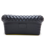 Chester Lounge Loveseat // Black