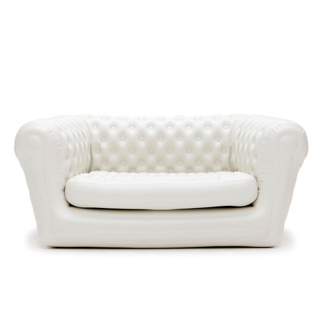 Chester Lounge Loveseat // Stone White