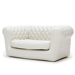 Chester Lounge Loveseat // Stone White