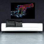 Tron Gun (24"W x 16"L x 1.5"D)