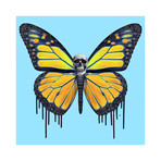 Dripping Wings Blue (12" x 12”)