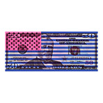 Stars vs Stripes Blue (10”L x 24”H)