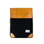 Flatsquare Backpack // Black