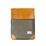 Flatsquare Backpack // Brown