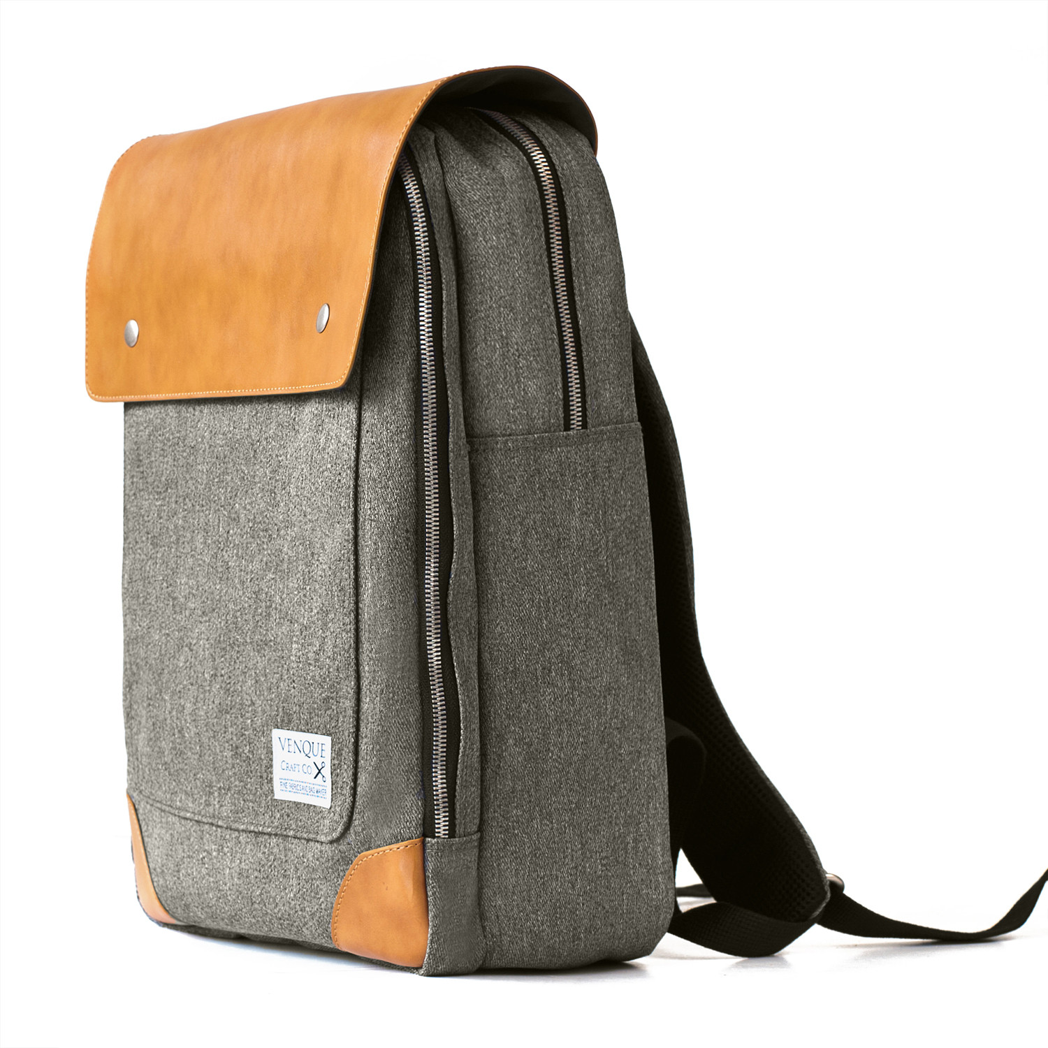 Flatsquare Backpack // Brown - Venque - Touch of Modern