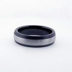 Thin Chrome Stripe Ring // Matte (6)