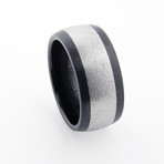 Thick Chrome Stripe Ring // Matte (6)