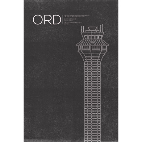 ORD Tower // Chicago (Print 18"L x 12"W)