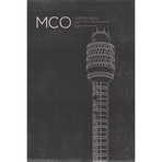 MCO Tower // Orlando (Print 18"L x 12"W)