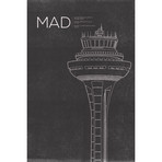 MAD Tower // Madrid (Print 18"L x 12"W)