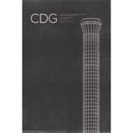 CDG Tower // Paris (Print 18"L x 12"W)