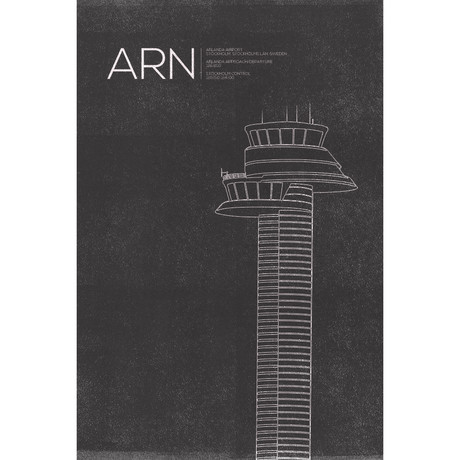 ARN Tower // Stockholm (Print 18"L x 12"W)