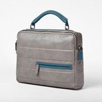 Award Collection Briefcase // Small (Grey + Blue)