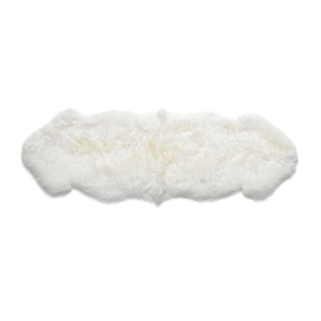 New Zealand Long Wool Double Sheepskin // 70" (Ivory)