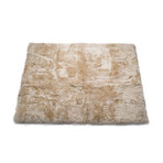 Design Rug, Australian Long Wool Sheepskin (Taupe, 65" x 95")