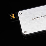 Lithium Card // Silver + Black (Apple Lightning)