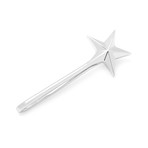 Sterling Star Tie Bar