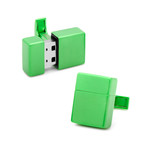 USB Flash Drive Cufflinks (4GB // Silver)