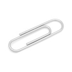 Stainless Steel Paper Clip Money Clip (Black)