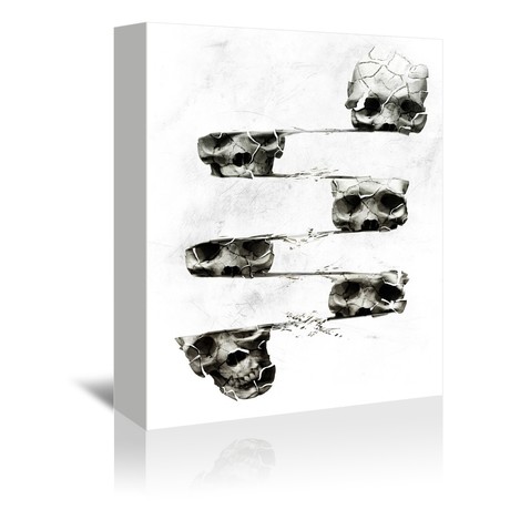 Distorted Skull (16"W x 20"H x 1.5"D)