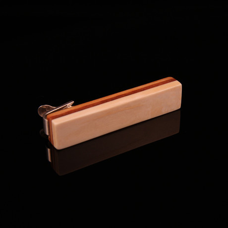 Fossilized Woolly Mammoth Ivory Tie Bar